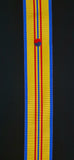 Ribbon, Republic of Korea Service Medal with Embroidered Device.