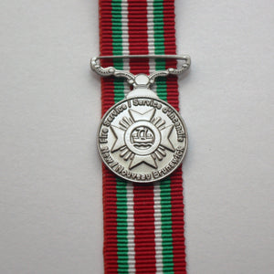 New Brunswick Fire Service Long Service Medal, Miniature
