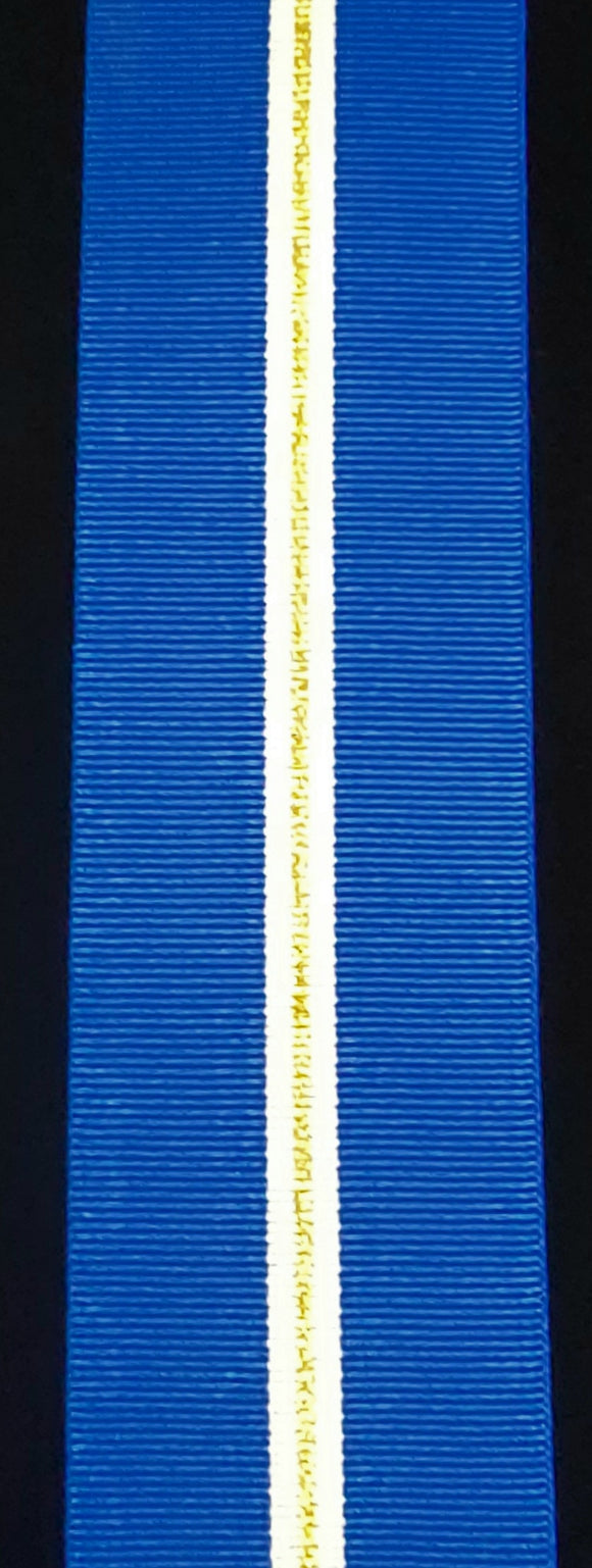 Ribbon, NATO Medal, Article 5 Eagle Assist (1 Gold Stripe)