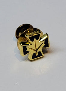 Lapel Pin, Canadian/Canada Order of Military Merit, Officer (Gold Leaf)
