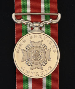 Ontario Fires Service Long Service Medal,