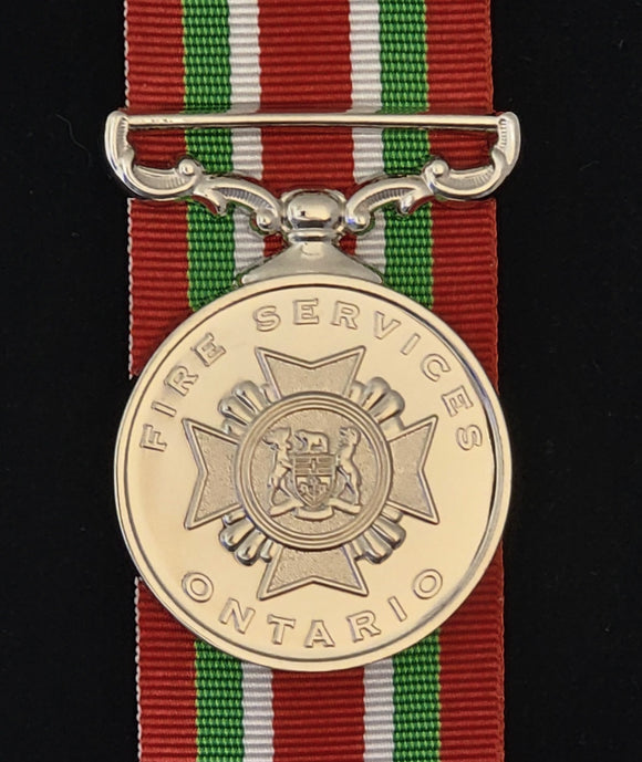 Ontario Fires Service Long Service Medal,