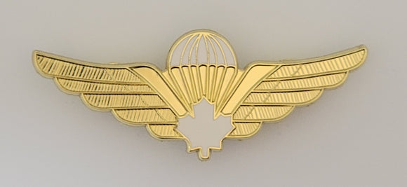 Canadian/Canada Airborne Jump Wings, White Leaf, Operational Parachutist