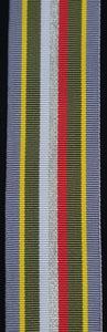 Ribbon for Ribbon Bar, Polish Army Medal (Silver Grade)