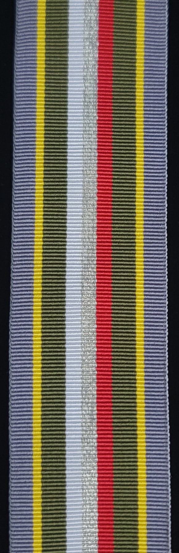 Ribbon for Ribbon Bar, Polish Army Medal (Silver Grade)