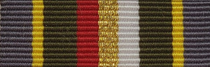 Ribbon Bar, Polish Army Medal (Gold Class)