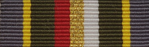 Ribbon Bar, Polish Army Medal (Gold Class)