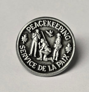 Lapel Pin, Canadian Peacekeeping Service Medal