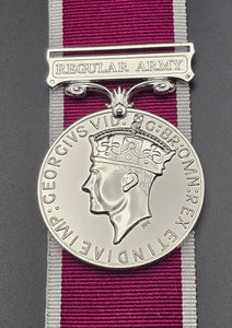UK Army Long Service and Good Conduct Medal (Regular Army) GVI