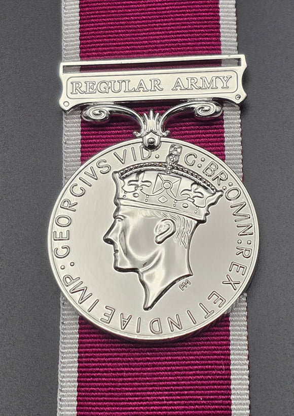 UK Army Long Service and Good Conduct Medal (Regular Army) GVI