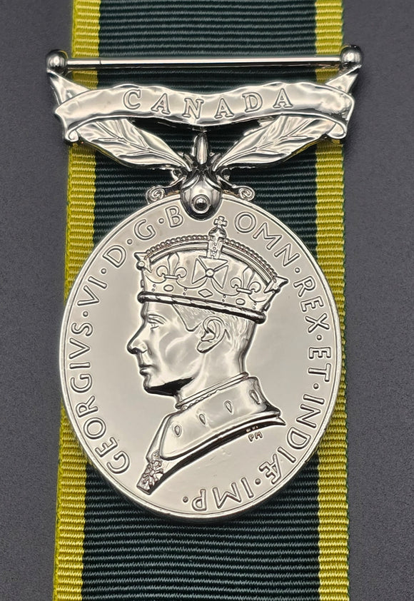 Canadian Efficiency Medal GVI