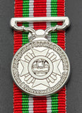 New Brunswick Fire Service Long Service Medal, Miniature