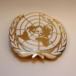 United Nations Metal Hat Badge