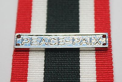 Canadian Special Service Medal Peace-Paix Bar, Reproduction