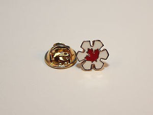 Lapel Pin, Order of Canada, Companion (Red Leaf)