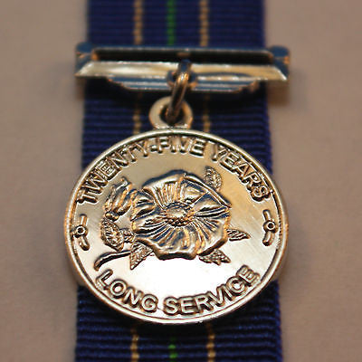 Alberta Law Enforcement 25 Year Long Service Medal, Miniature