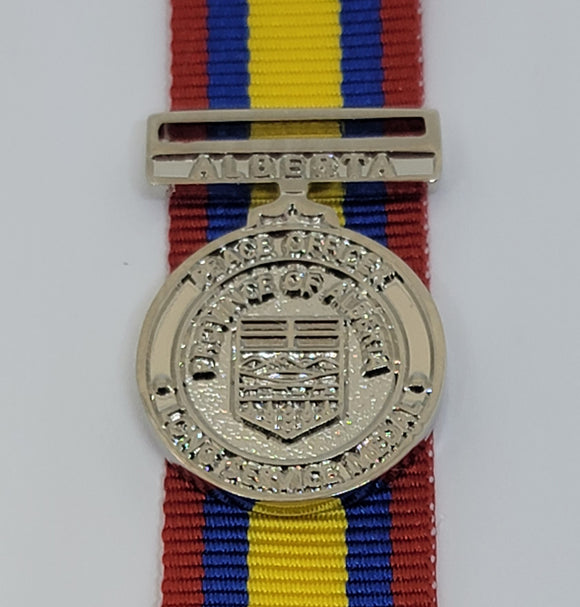 Alberta Peace Officer Service Medal, Miniature