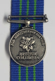 British Columbia Police Meritorious Service Medal, Miniature