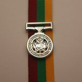 Manitoba Fire Fighter Long Service Medal, Miniature
