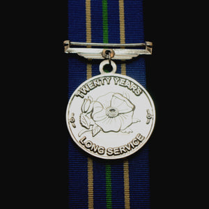 Alberta Police 20 Year Long Service Medal, Reproduction