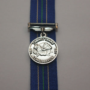 Alberta Police 20 Year Long Service Medal, Miniature