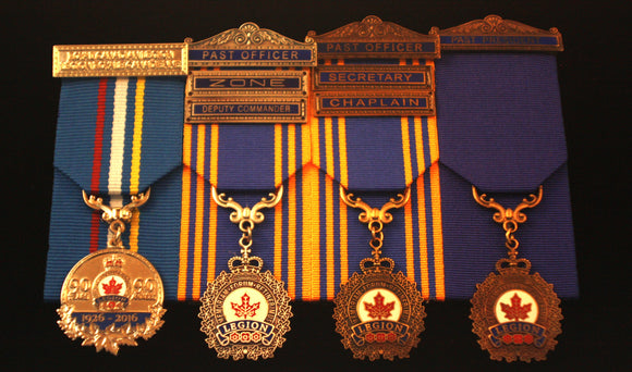Mounting for Legion Medals (Per Medal) -Court Mounted