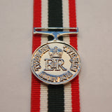 Special Service Medal with Bar,  Miniature